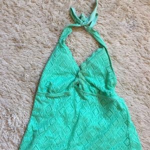 Mossimo Sea Foam Green Swim Tankini Top